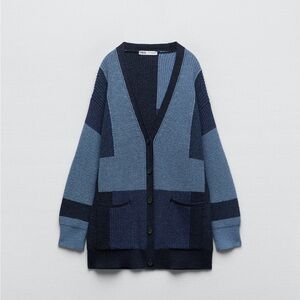 ZARA long knit sweater size S